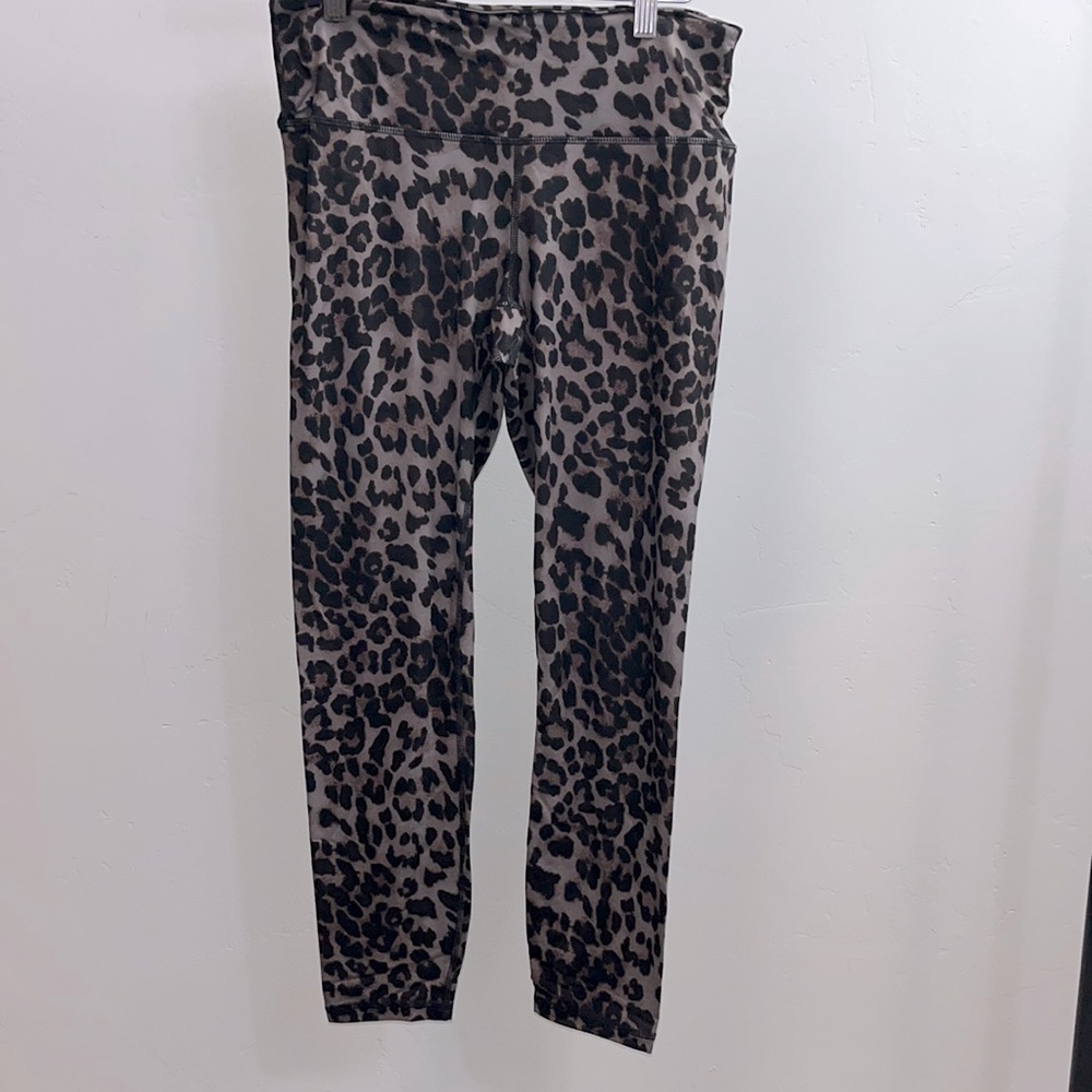 Brown Leopard Print Leggings